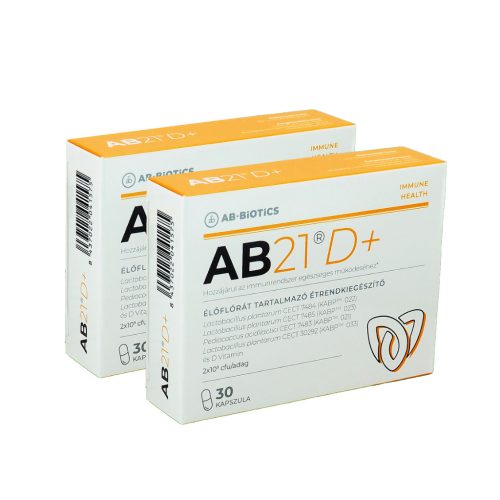 AB21®D+ immunrendszert támogató étrend-kiegészítő az egész családnak - 30 db: 2 db-os csomag --- ingyenes szállítás